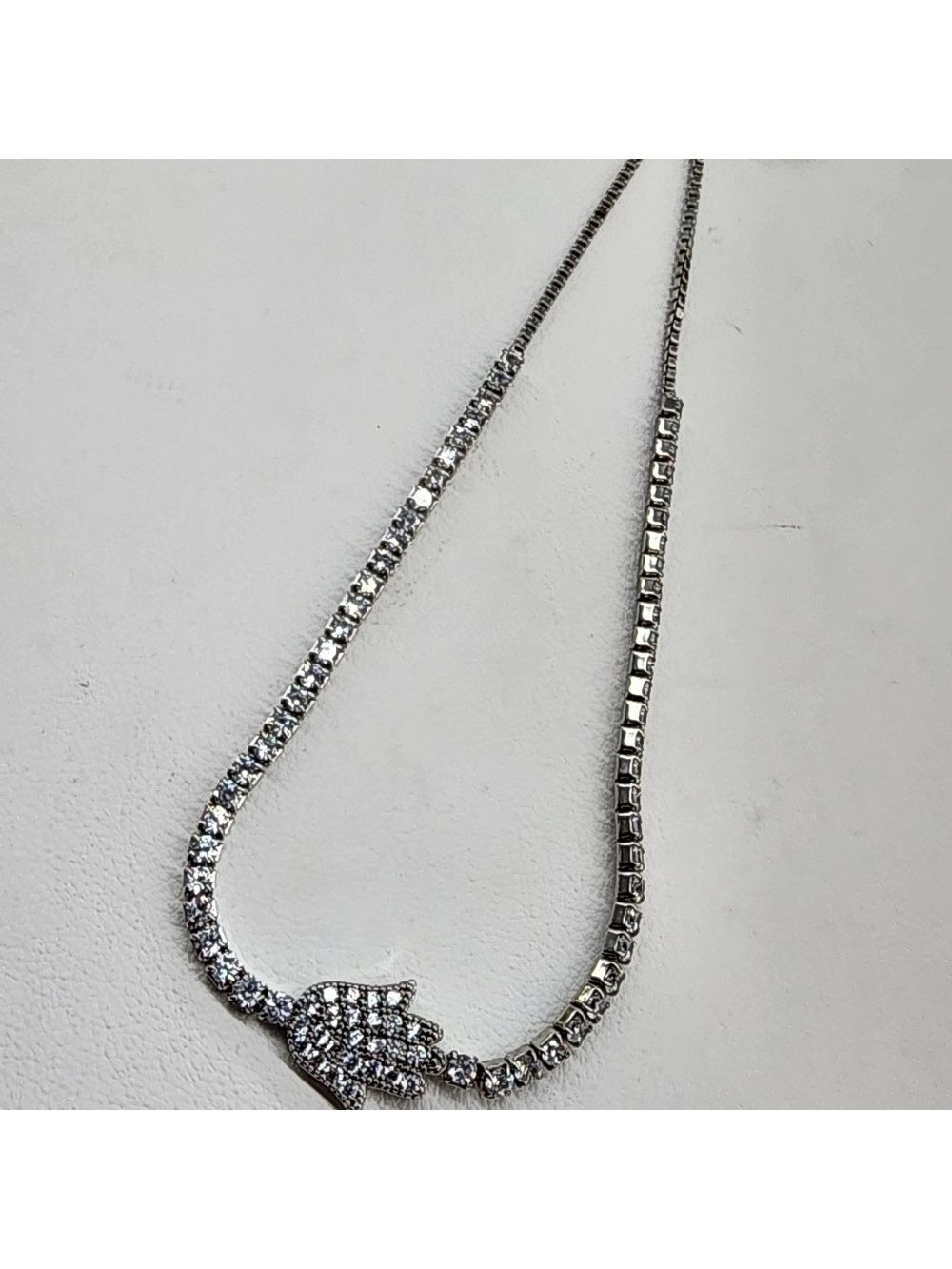 Brand New Sterling Silver 925 HAMSA Adjustable Bracelet